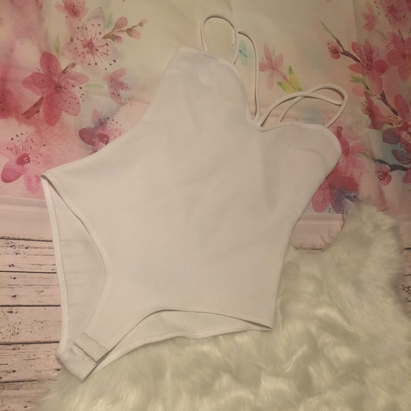 Women’s White Bodysuit - Picture 2 of 4